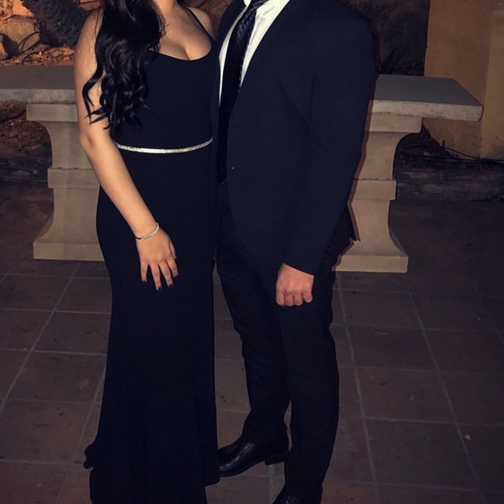 Long black dress